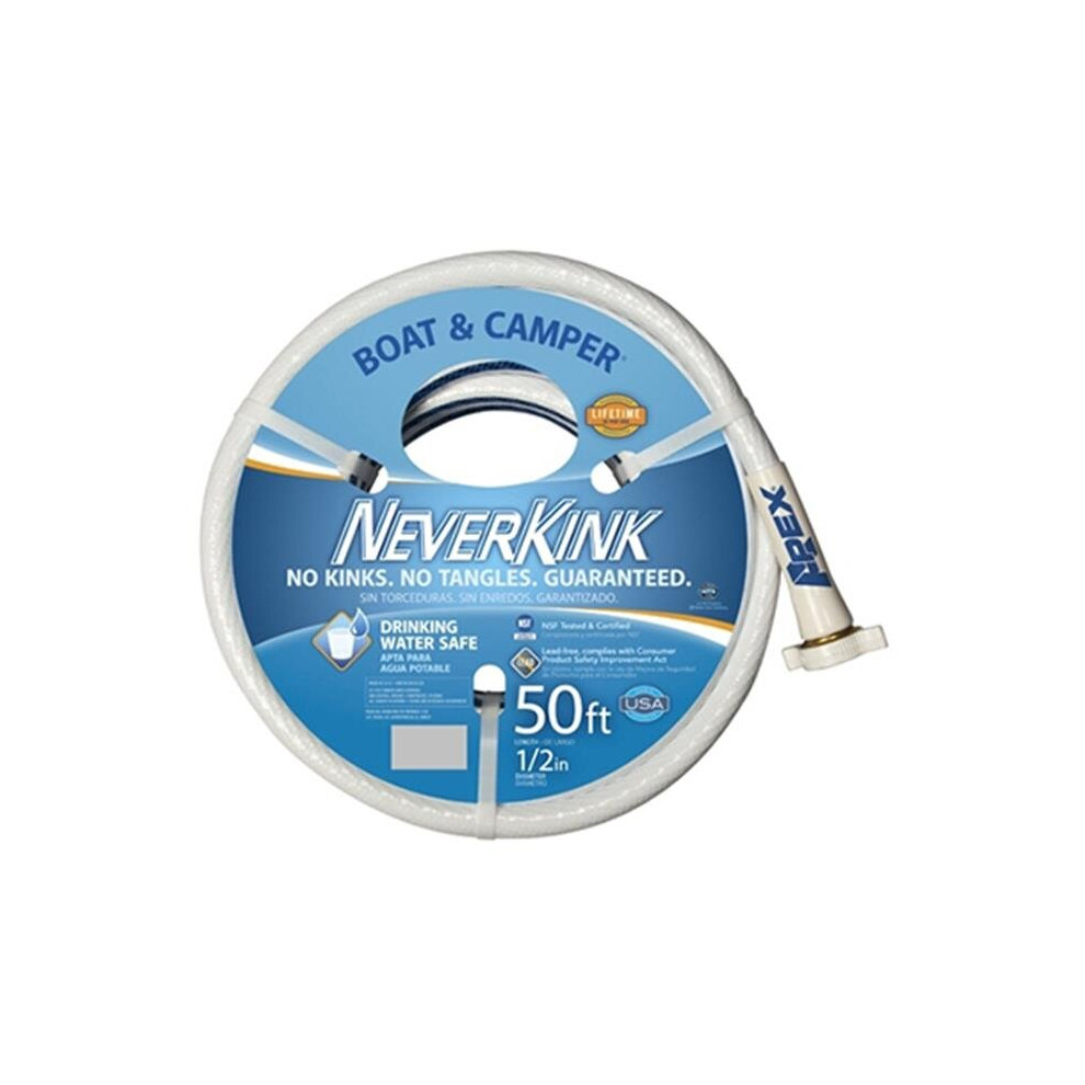 Apex 7612-50 0.5 in. x 50 ft. NeverKink Boat & Camper Hose