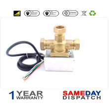 Banico Central Heating 3 port 22mm Mid-Position Valve Replacement for Honeywell V4073A1039