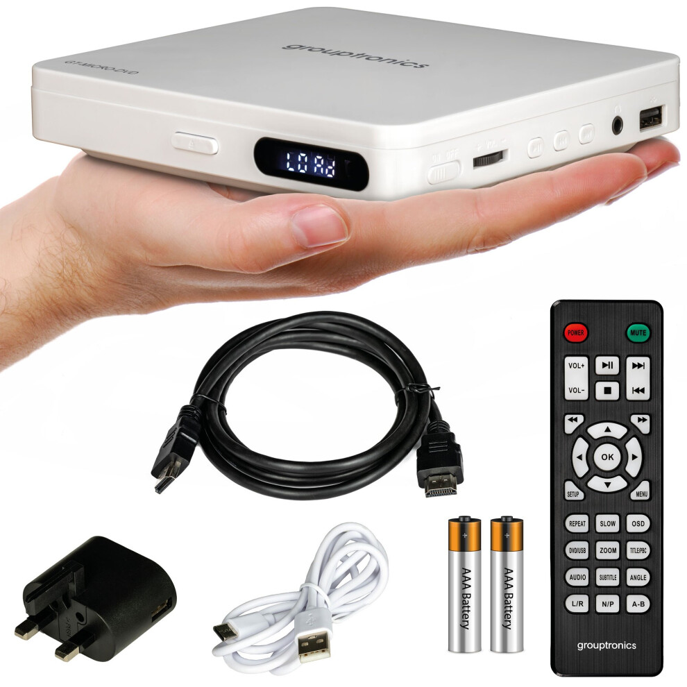 (White) Grouptronics Small Multi Region HDMI DVD Player-image-OPC-PB6QBGG-NEW