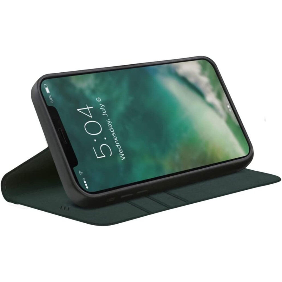 Xqisit Eco Wallet For Iphone 12/Pro 6.1" Case With Stand Green 4029948098623