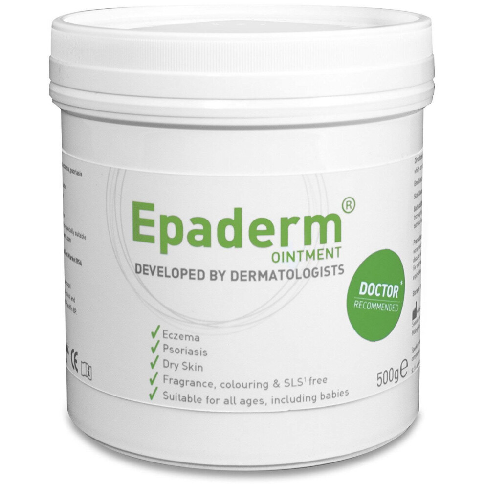 Molnlycke Epaderm Ointment 500G Eczema Psoriasis Dry Scin Suitable Inc Babies
