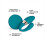 LELO (Ocean Blue) LELO TIANI Duo - Remote Control Couples Massager 4