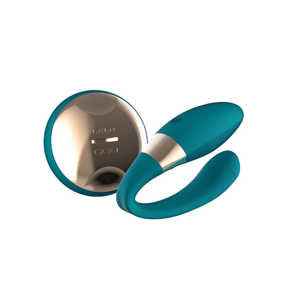 (Ocean Blue) LELO TIANI Duo - Remote Control Couples Massager