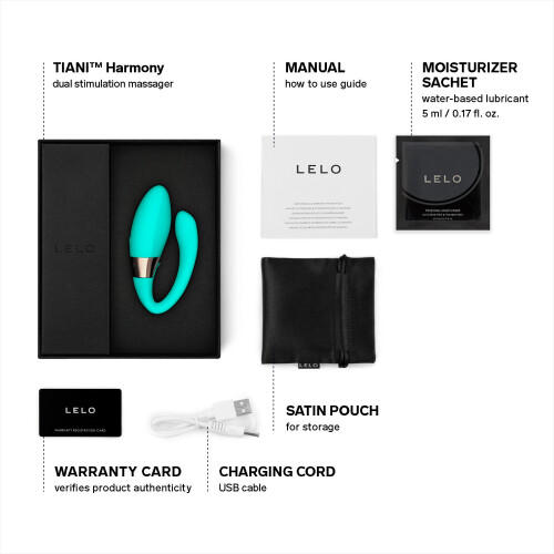 LELO (Aqua) LELO TIANI Harmony - App Connected Couples Massager 2