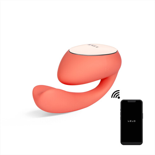 LELO (Coral Red) LELO IDA Wave - App Connected Couples Massager 1