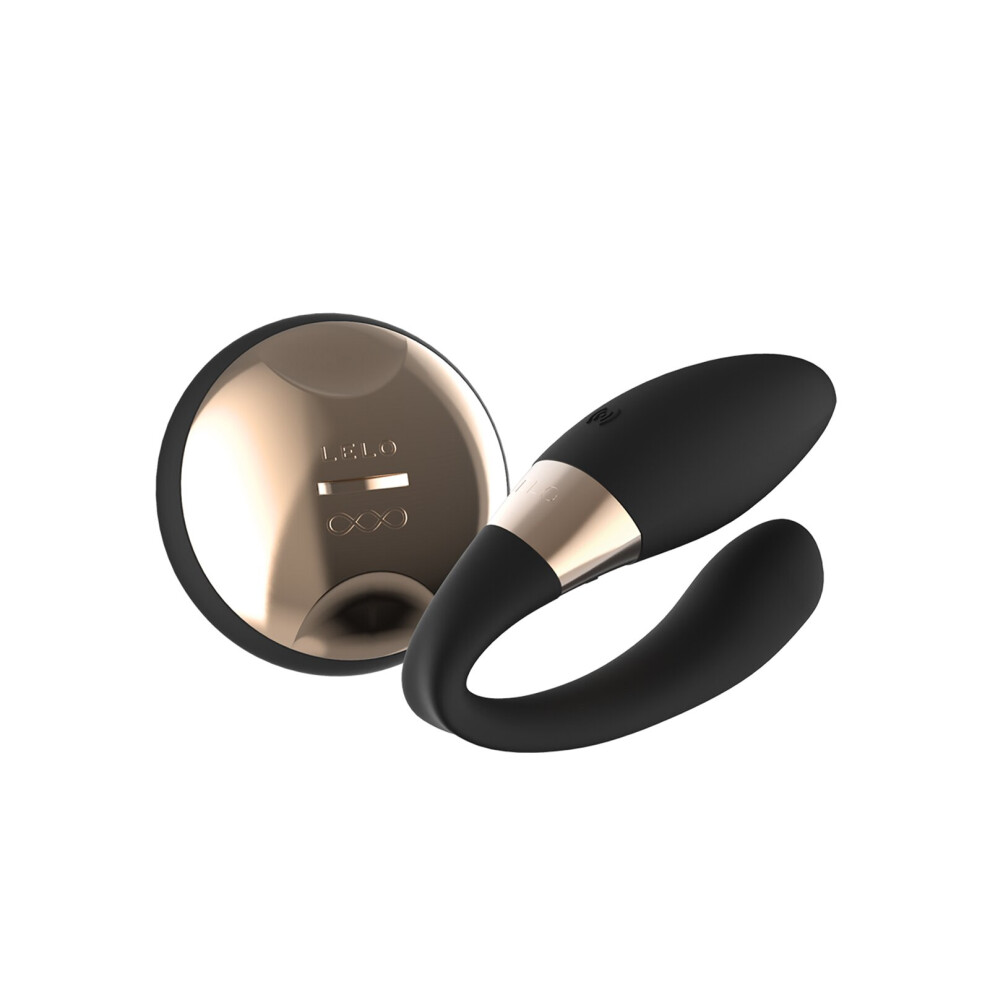 (Black) LELO TIANI Duo - Remote Control Couples Massager