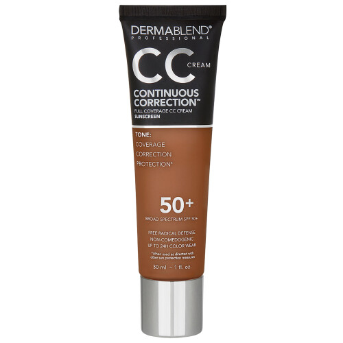 Dermablend Continuous Correction Tone-Evening CC Cream SPF 50+, Full Coverage Makeup