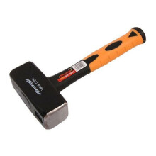 Heavy Duty 1.8kg Fibreglass Handle Sledge Club Stone Lump Hammer New CT1291