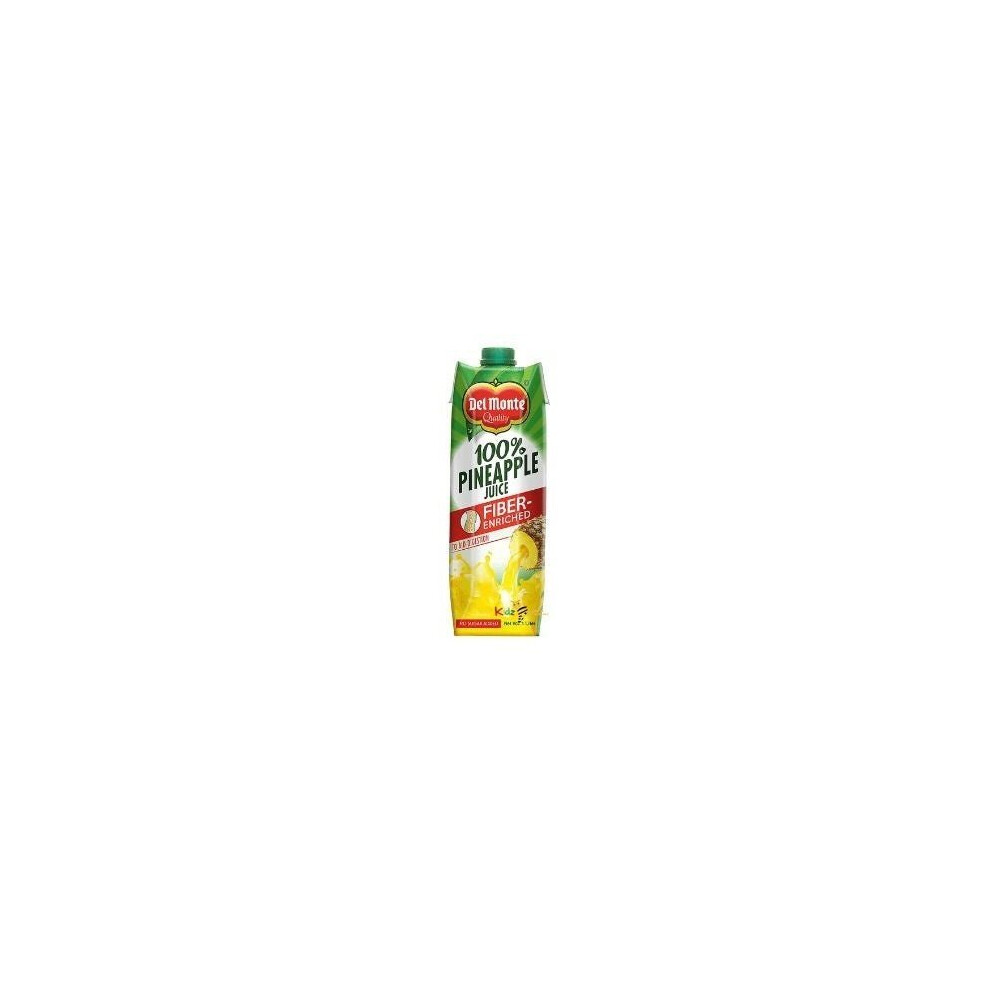 1L Del Monte 100% Pineapple Juice 1 X 6