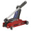 Sealey 180° Handle Trolley Jack 2 Tonne Low Profile Short Chassis - Red 7