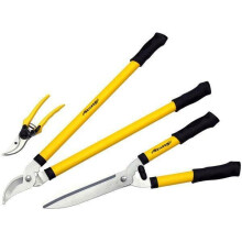 3pc Bypass Tree Lopper 520mm Shears 8" Secateur Hedge Garden Pruning Set CT5295