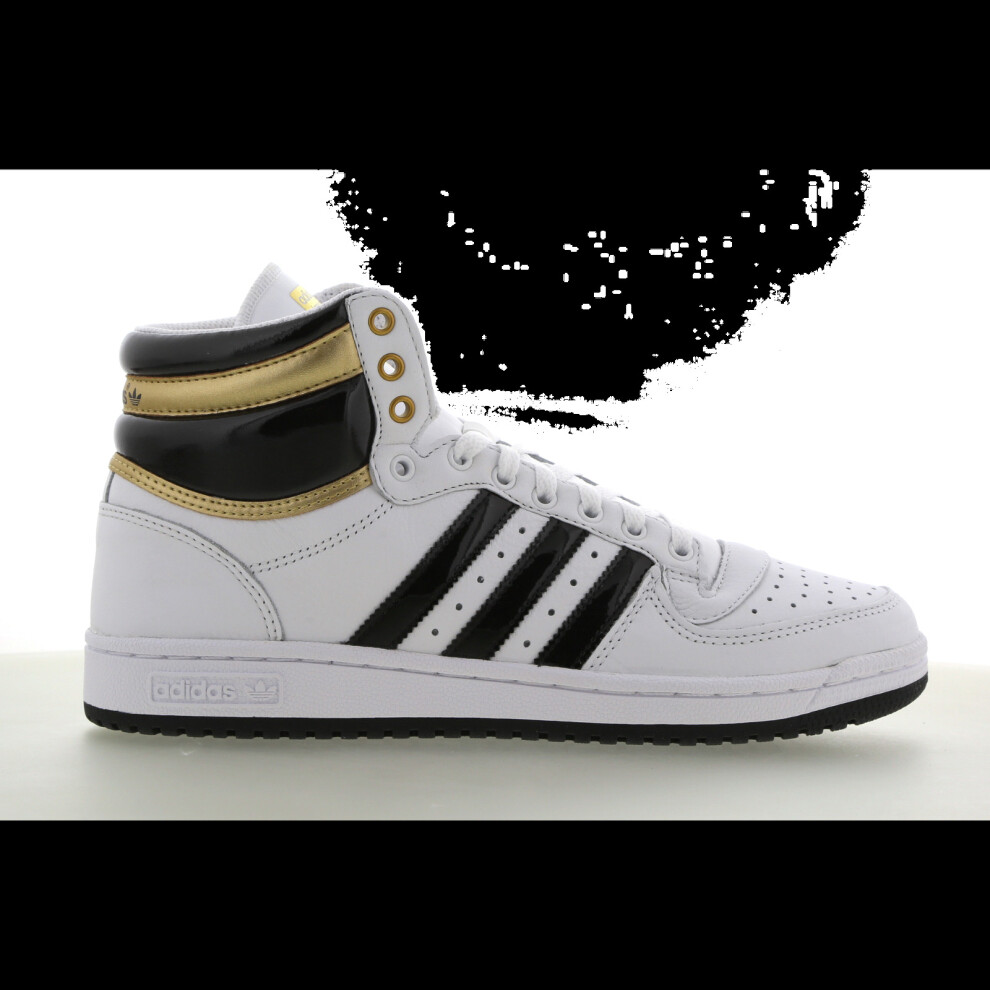 (UK 7.5) Adidas Originals Top Ten Trainers White-Black