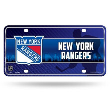 212 Main MTG-7003 6 x 12 in. New York Rangers Metal License Plate