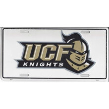 212 Main 2075 6 x 12 in. UCF Central Florida Knights Metal License Plate