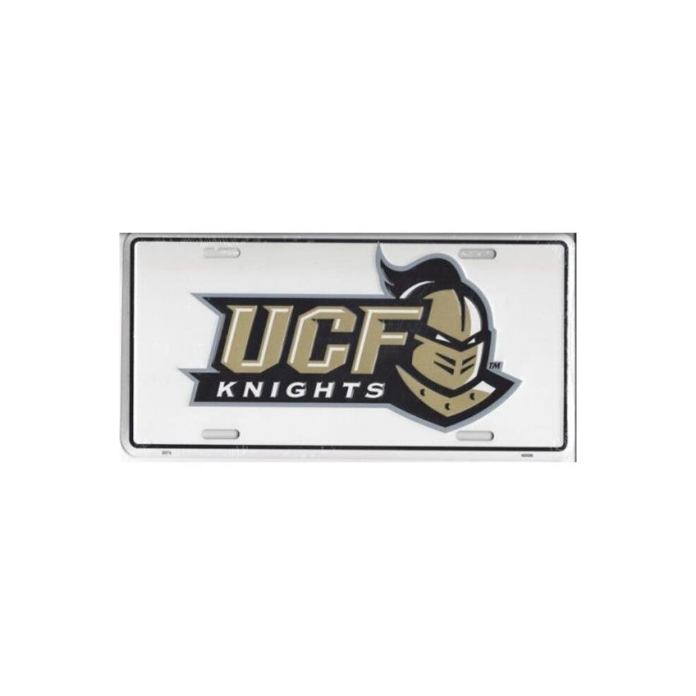 212 Main 2075 6 X 12 In. Ucf Central Florida Knights Metal License Plate 783935036121