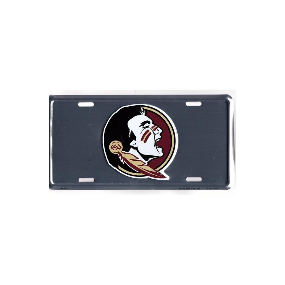 212 Main Sup50071 6 X 12 In. Florida State Seminoles Anodized License Plate 783935037159