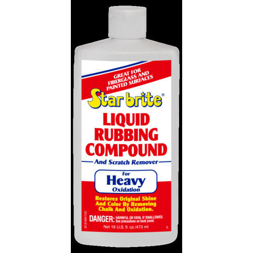 Starbrite Liquid Rubbing Compound for Heavy Oxidisation 16oz Bottle