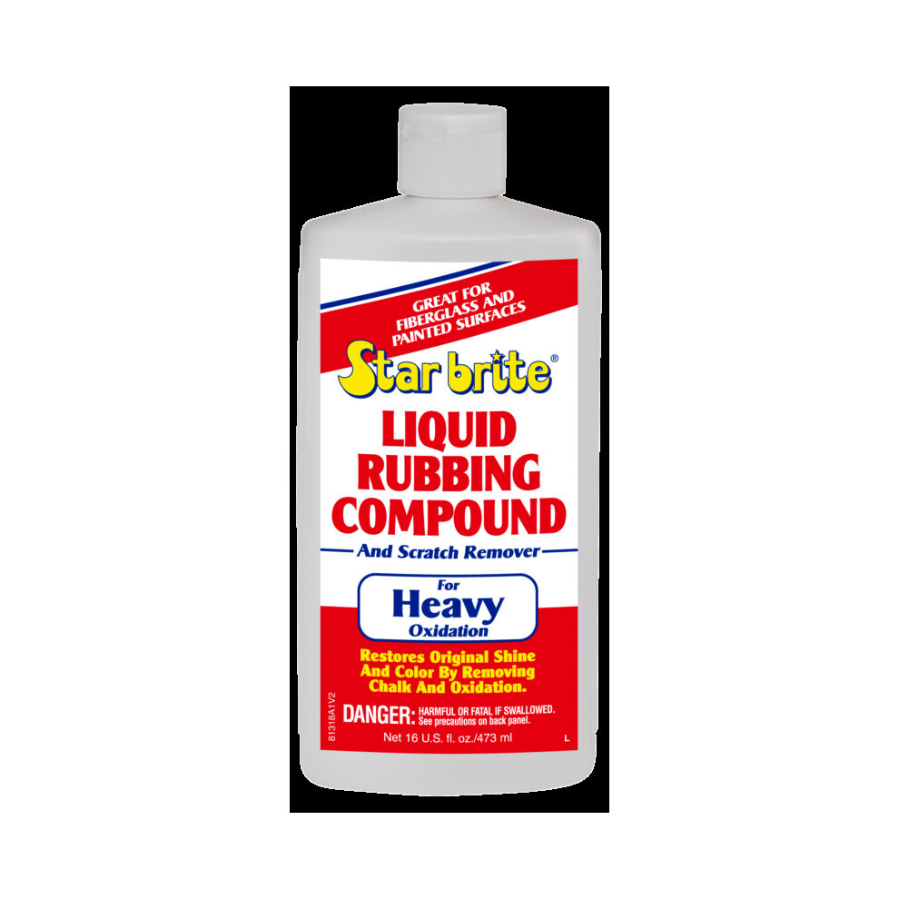 Starbrite Liquid Rubbing Compound for Heavy Oxidisation 16oz Bottle