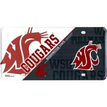 212 Main MTG490102 6 x 12 in. Washington State Cougars Metal License Plate