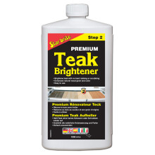 Starbrite Premium Teak Brightener 1L Bottle. Restore your faded teak.