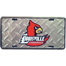 212 Main DIX2682 6 x 12 in. Louisville Cardinals Diamond License Plate