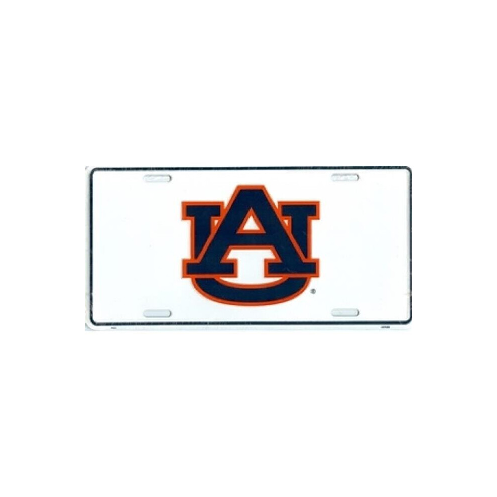 212 Main 403 6 X 12 In. Auburn Tigers License Plate White 783935036008