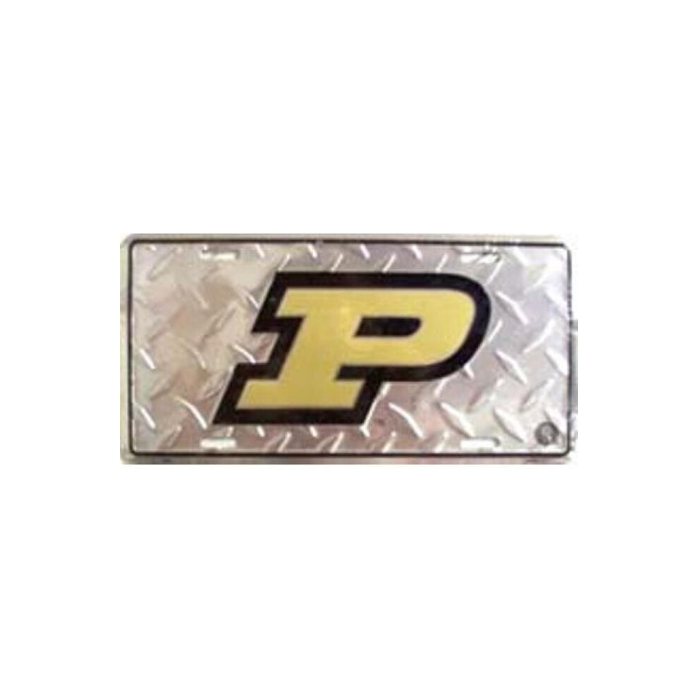212 Main 2655 6 X 12 In. Purdue Boilermakers Diamond License Plate 783935036374