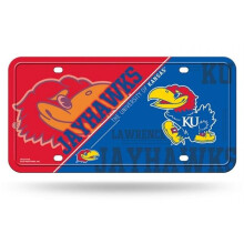 212 Main MTG310102 6 x 12 in. Kansas Jayhawks Metal License Plate