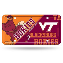 212 Main MTG340202 6 x 12 in. Virginia Tech Hokies Metal License Plate
