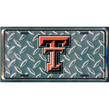 212 Main LP2721 6 x 12 in. Texas Tech Red Raiders Diamond License Plate