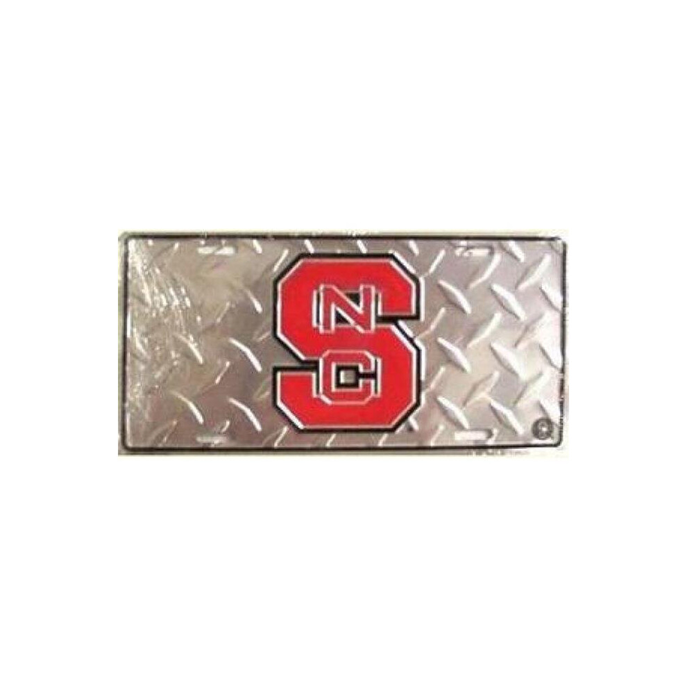 212 Main Lp2589 6 X 12 In. North Carolina State Wolfpack Diamond License Plate 783935036794