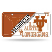 212 Main MTG260102 6 x 12 in. Texas Longhorns Metal License Plate