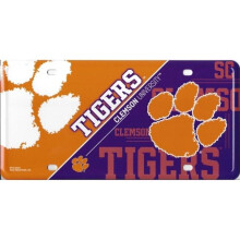 Rico Industries NCAA Clemson Tigers Metalen Kentekenplaat 6 x 11,5-"