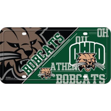 212 Main MTG300302 6 x 12 in. Ohio University Bobcats Metal License Plate