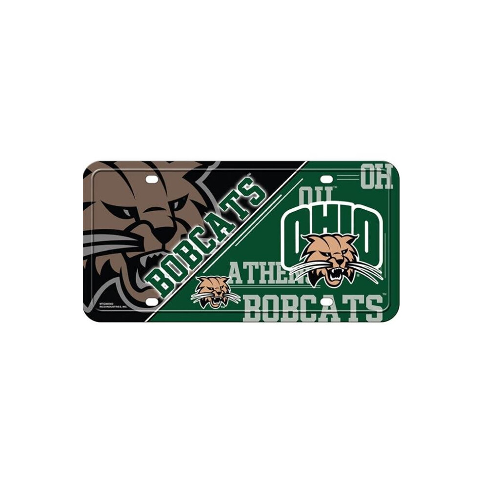 212 Main Mtg300302 6 X 12 In. Ohio University Bobcats Metal License Plate 094746606077