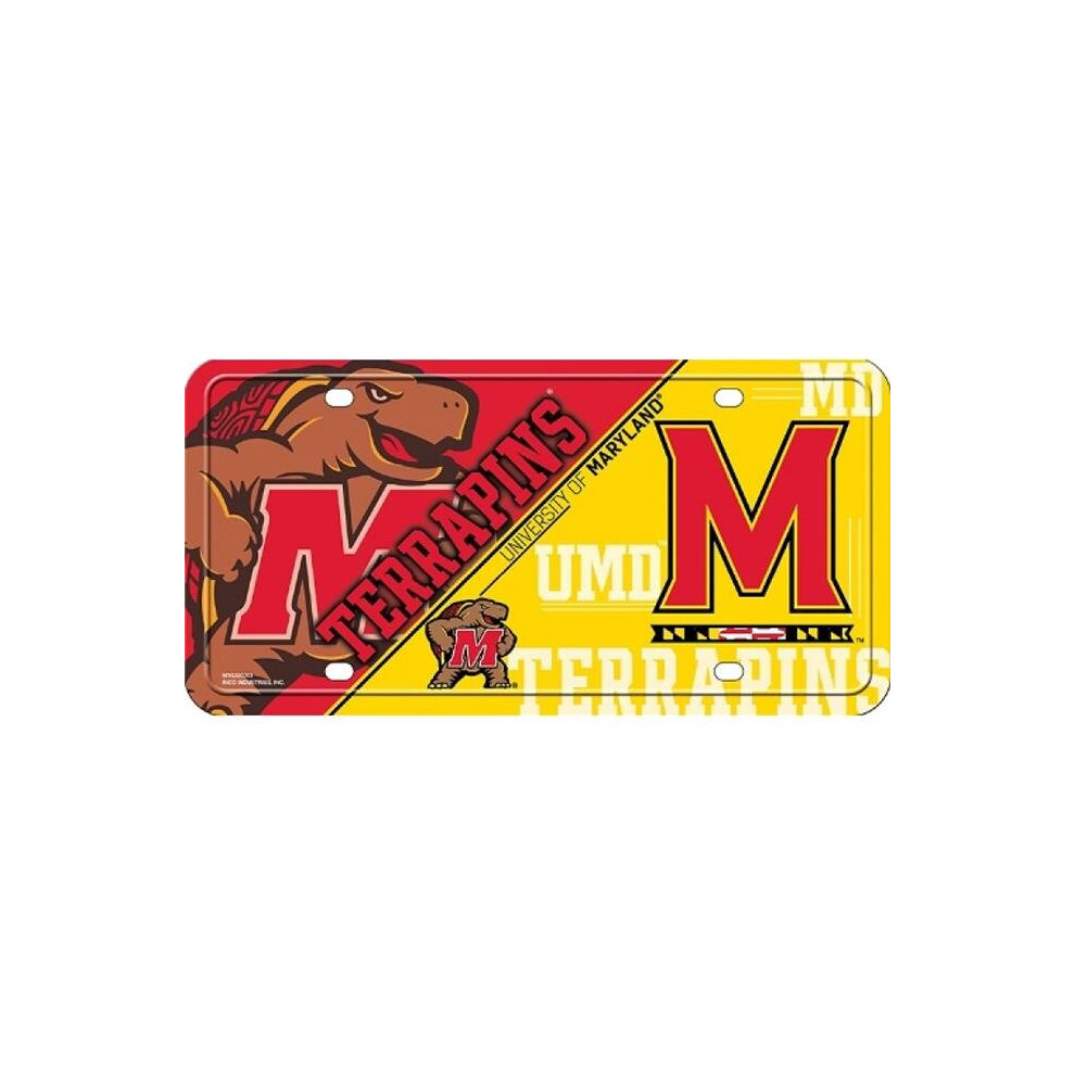212 Main Mtg320203 6 X 12 In. Maryland Terrapins Metal License Plate 094746282011