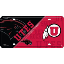 212 Main MTG530102 6 x 12 in. Utah Utes Metal License Plate