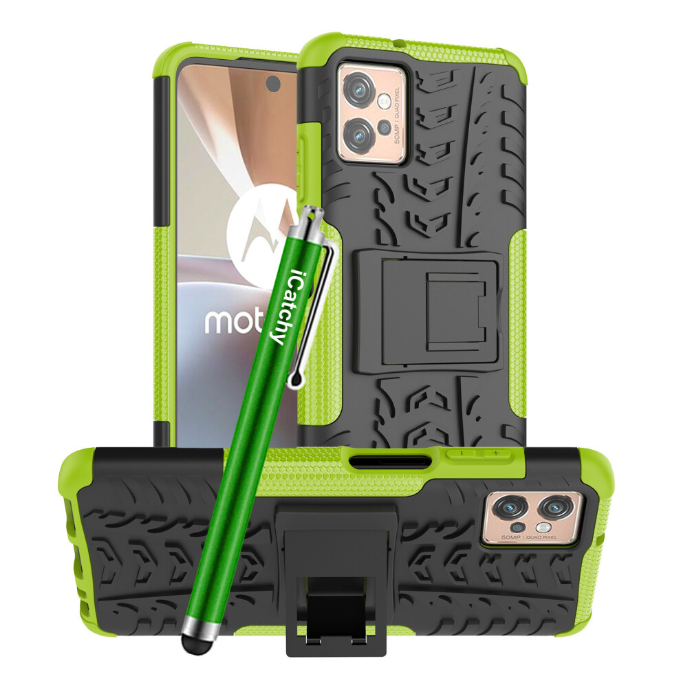 (Lime) Motorola Moto G32 Heavy Duty Shockproof Phone Case Not,Specified 5056298014781