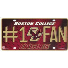 212 Main MTF240201 6 x 12 in. Boston College Eagles No.1 Fan License Plate