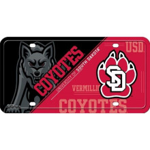 212 Main MTG410802 6 x 12 in. South Dakota Coyotes Metal License Plate