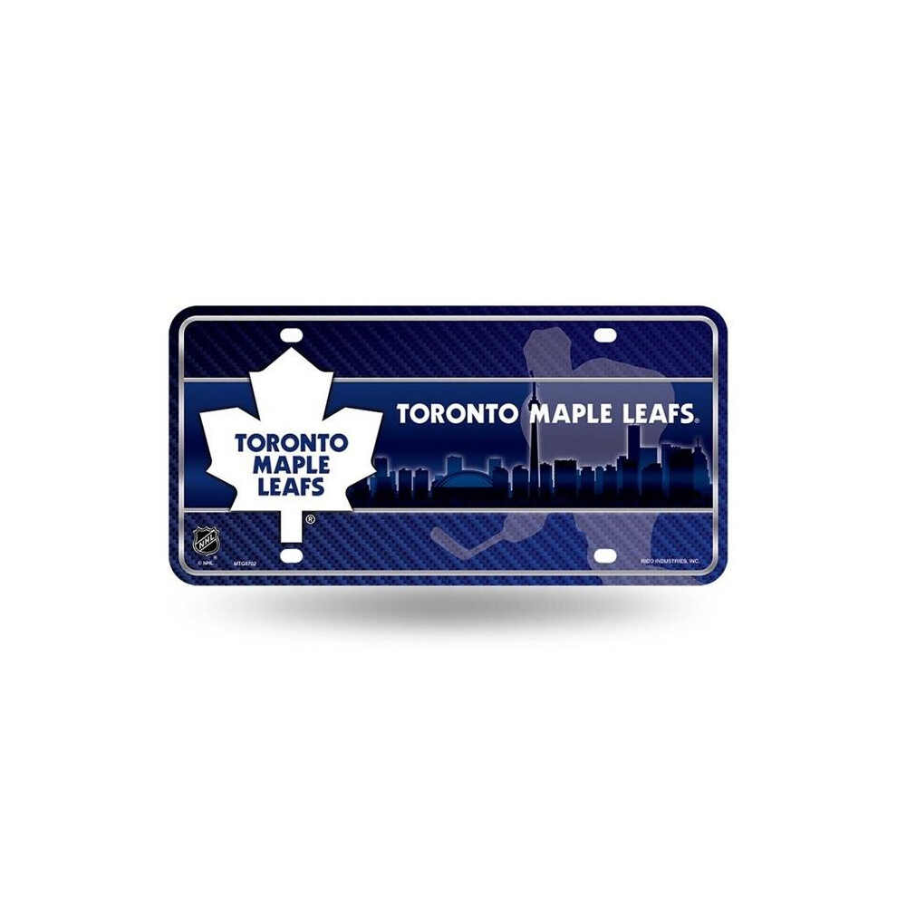212 Main Mtg8703 6 X 12 In. Toronto Maple Leafs Metal License Plate 094746411848
