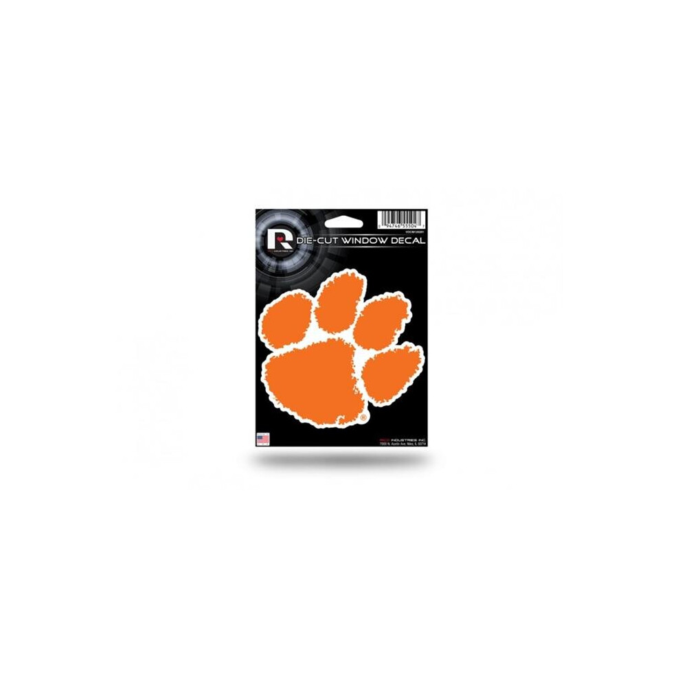 212 Main Vdcm120201 5 In. Clemson Tigers Die Cut Vinyl Decal 094746555047