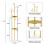 Marble Base Hall Tree Entryway Coat Rack Stand Clothes Hangers 3