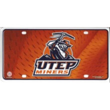 212 Main MTG260901 6 x 12 in. University of Texas at El Paso Metal License Plate