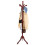 Coat Rack Wooden Hat Tree Adjustable Entryway Stand with 13 Hooks 7