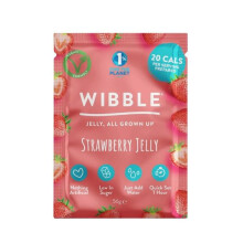 Wibble Strawberry Vegan Jelly Crystals 57g (Pack of 6)