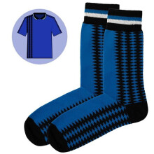 SicSock Argentina 1994 World Cup Kit Retro Football Shirt Socks UK Size 7-11