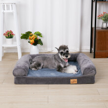 (M(80x60x8cm)) Orthopedic Pet Dogs Sofa Bed with Washable Cover