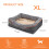 (M(69X51X8cm)) Luxury Large Orthopedic Dog Bed Warm Washable Pet Sofa 7