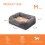 (M(69X51X8cm)) Luxury Large Orthopedic Dog Bed Warm Washable Pet Sofa 5